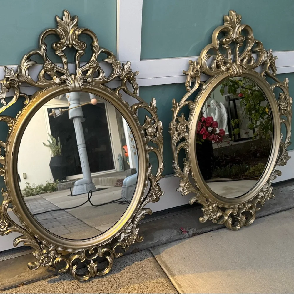 IKEA Ung Drill Mirror Champagne